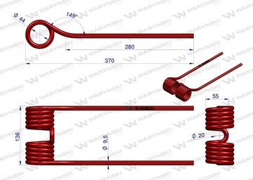 pruzina class 8151 nakres